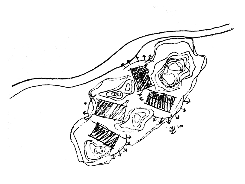 3andwich design's tourist center in china coheres with its overwhelming environment