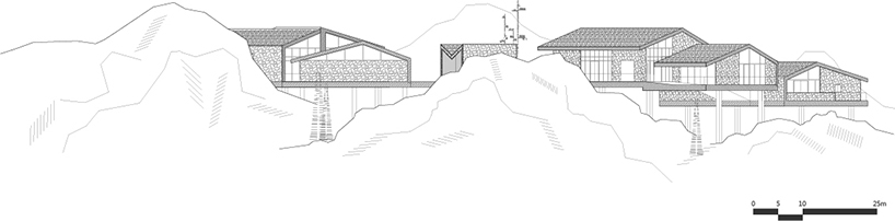 3andwich design's tourist center in china coheres with its overwhelming environment