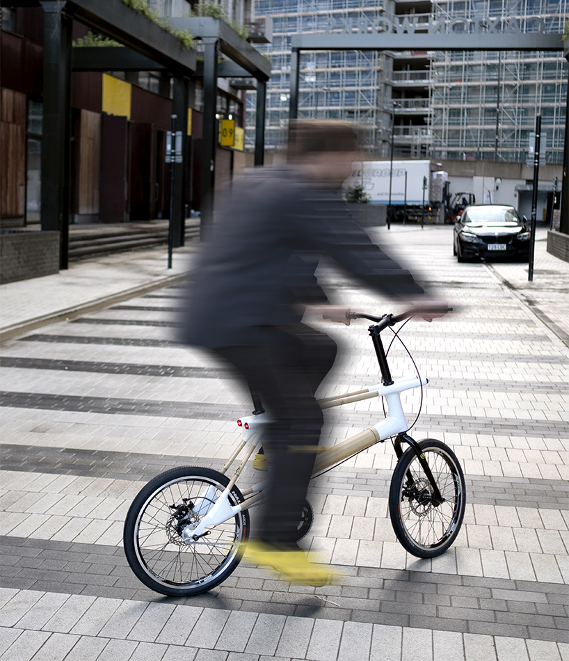 Bamboo folding deals bike