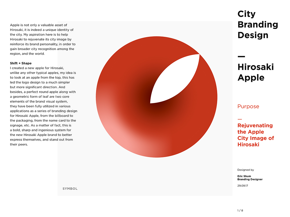 City Branding Design — Hirosaki Apple