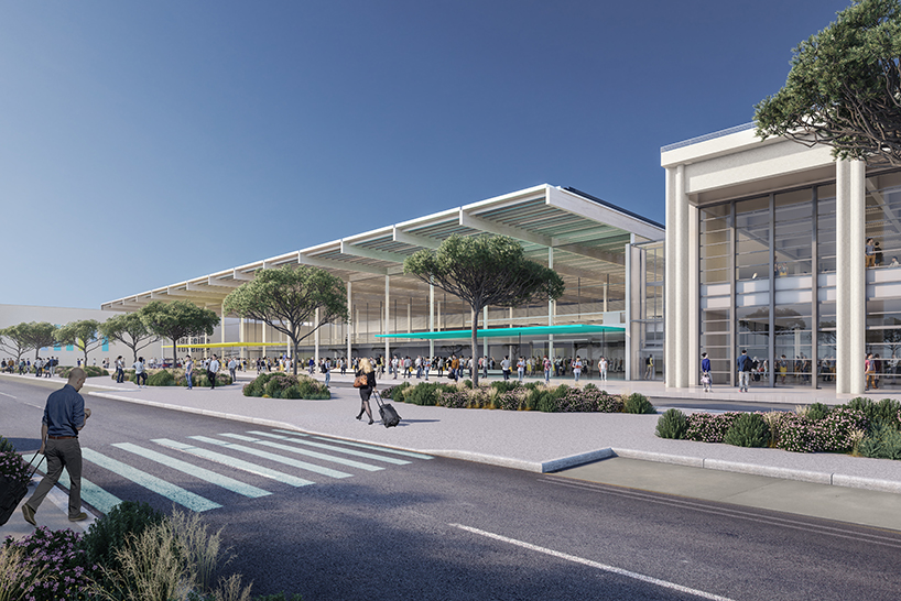 rogers stirk harbour + partners presents unseen marseille airport competition entry