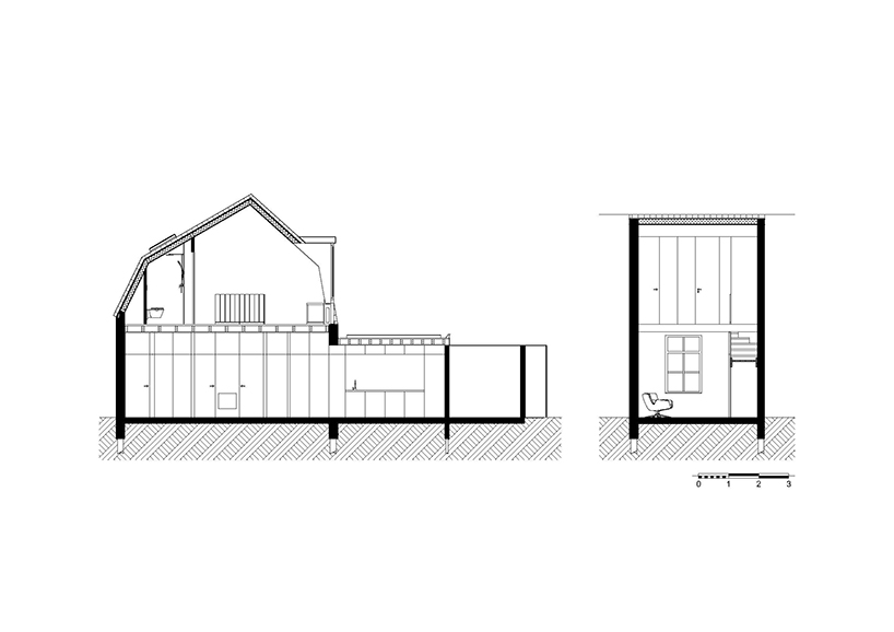 bláha architecture + design renovates a traditional courtyard house in the hague designboom