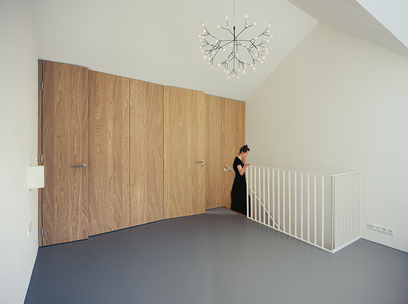 bláha architecture + design renovates a traditional courtyard house in the hague designboom