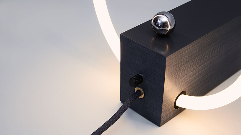 r l o n studio's lamps discover a new way to interact with lighting design objects