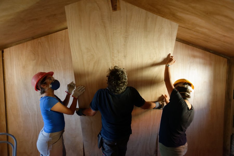 students of the critical concrete summer school refurbish run-down houses in porto