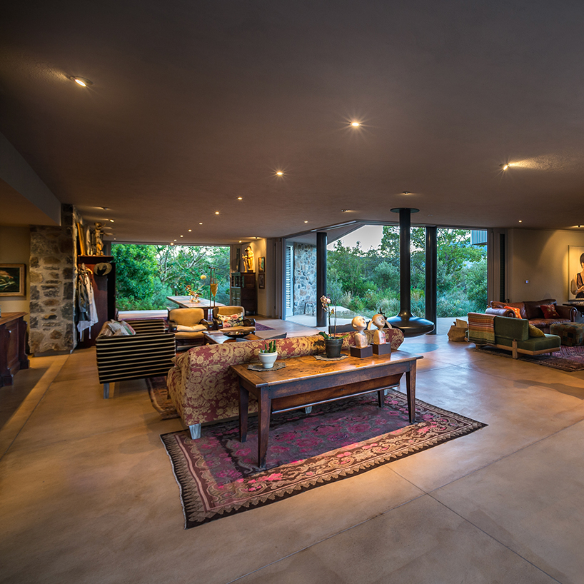 slee & co. architects' house is inspired by the local farm structures in south africa