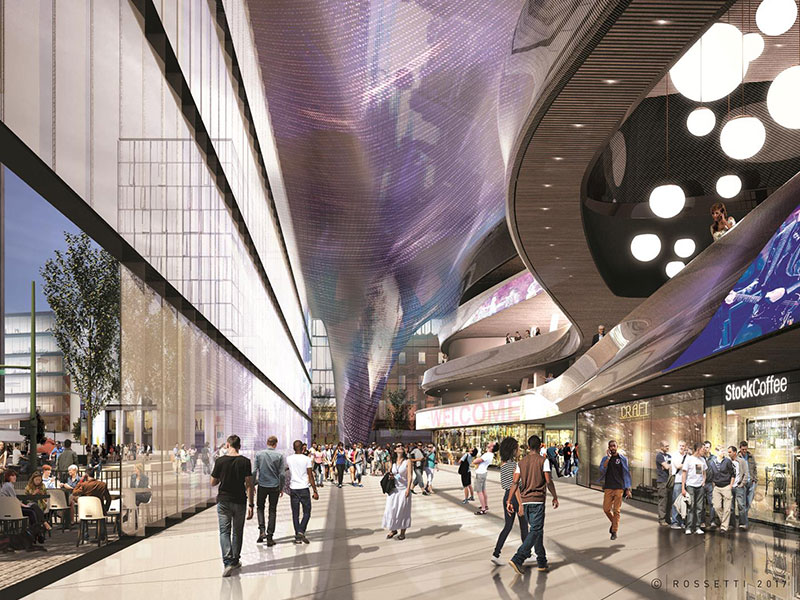 ROSSETTI redefines the arena design with a revolutionary concept of high-tech engagement