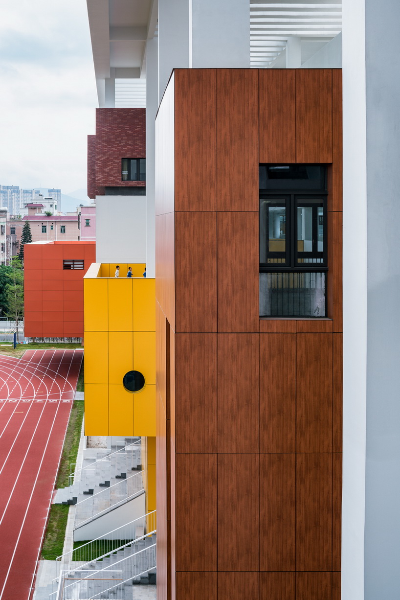 zhubo-aao and H design bring colorful outdoor learning to school in shenzhen designboom