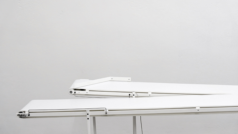 studio jephrim and jan bernstein's looping sausage takes food production in the gallery space