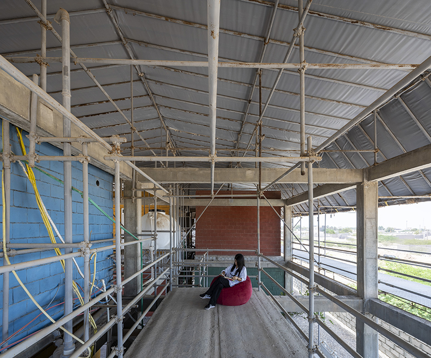zav architects reuses discarded materials to form educational center in south iran