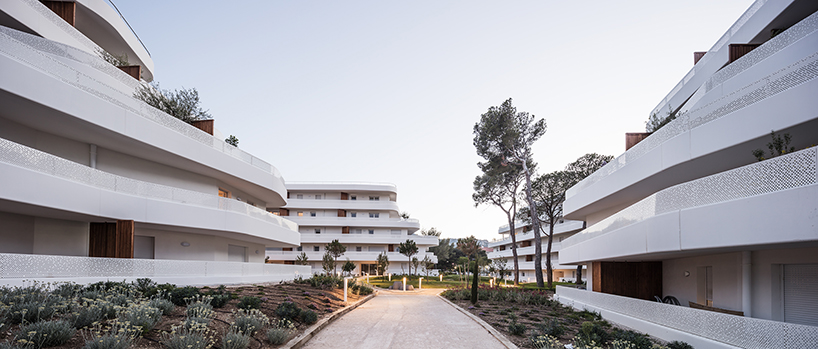 this residential complex in marseille consists of terraced layers, by pietriarchitectes
