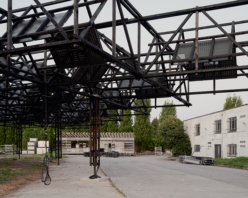 dark skies sonic pavilion suspends sound system over crowd at horst arts & music festival