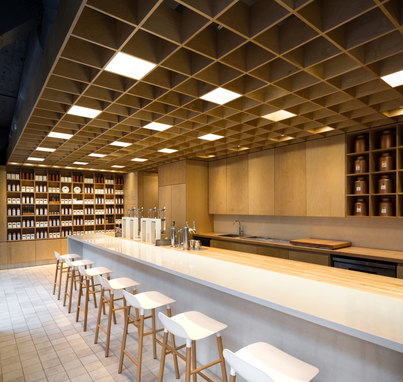 leckie studio's cha le teahouse in vancouver references traditional chinese apothecaries