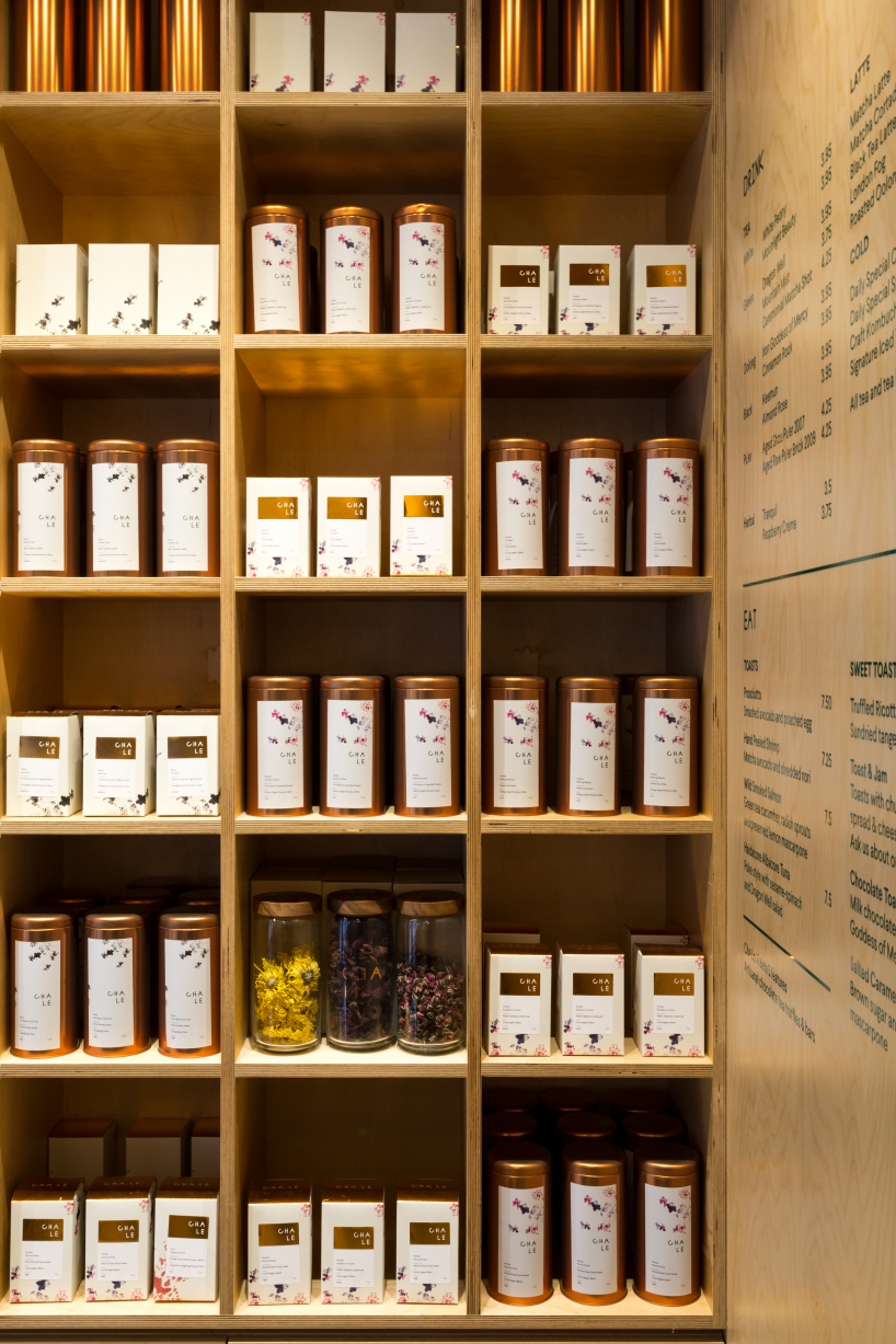 leckie studio's cha le teahouse in vancouver references traditional chinese apothecaries