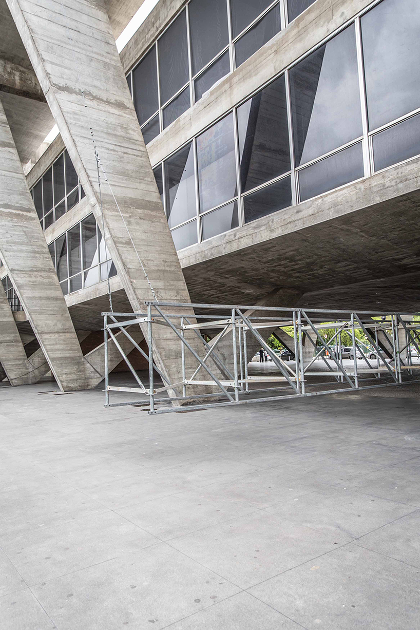 an art installation at MAM in rio de janeiro makes a purpose of being 'useless'