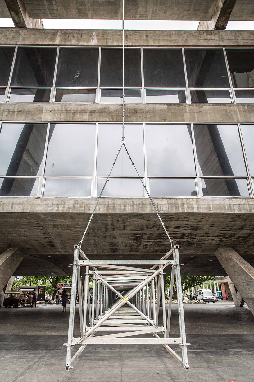 an art installation at MAM in rio de janeiro makes a purpose of being 'useless'