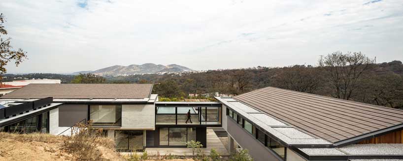 ZD+A designs a family house in mexico using local stone to create a dialogue with nature