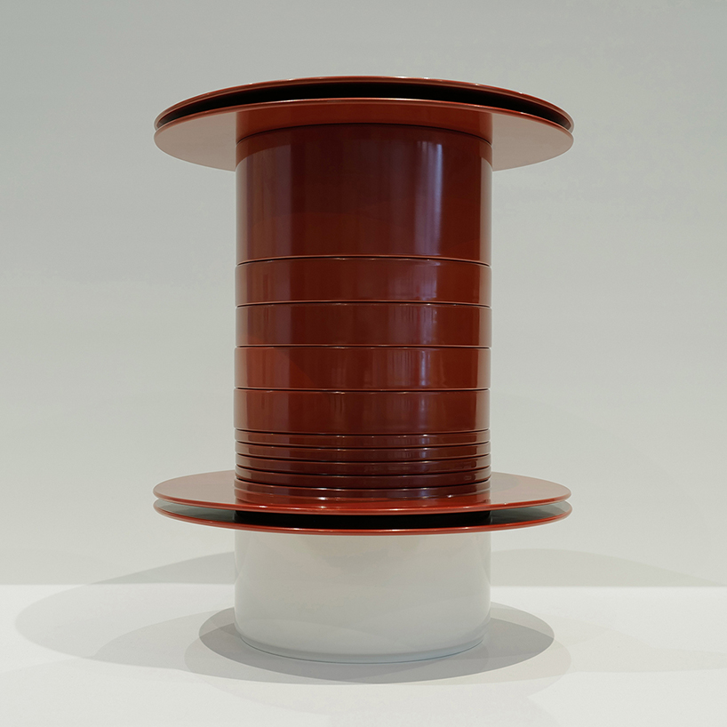 reza aliabadi stacks iconic casigliani kyoto dish set into 100 architectural towers