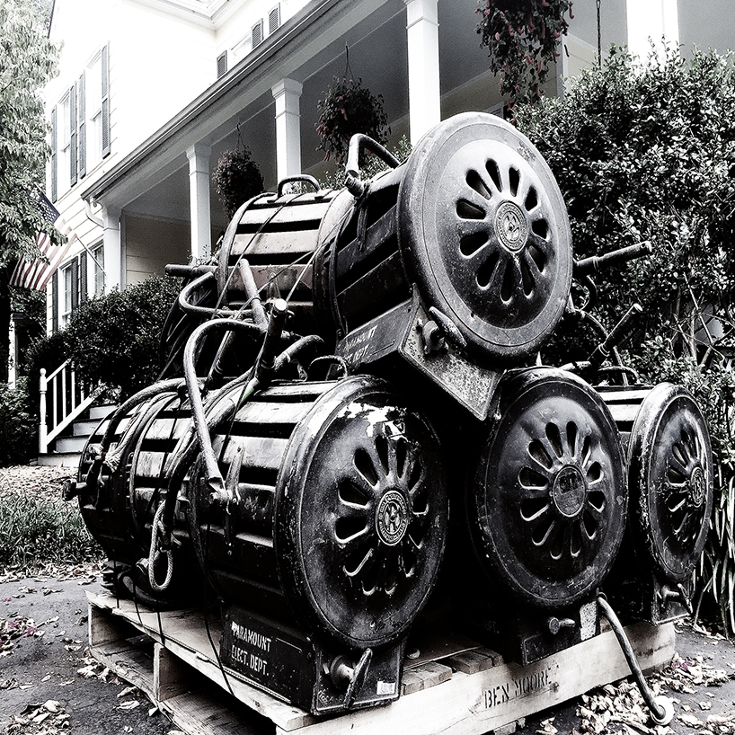 scarpati studio reclaims vintage hollywood-style fresnel lights