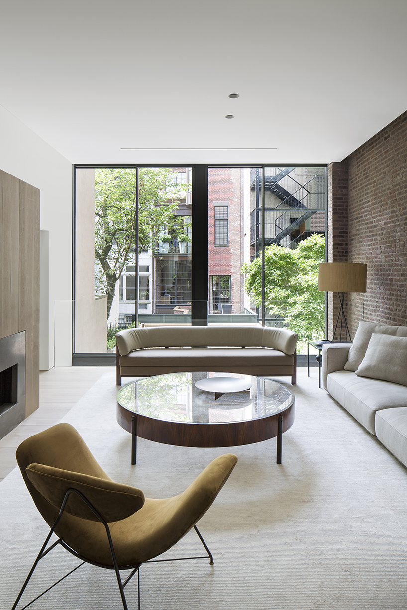 studio arthur casas refurbishes a six story brownstone house in new york