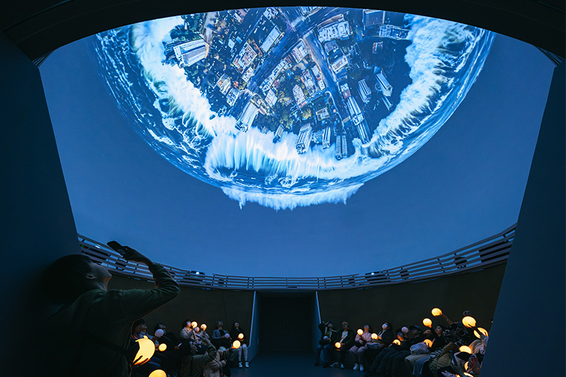 giant luminous sphere emerges from RAU architects' netherlands pavilion at expo 2025 osaka