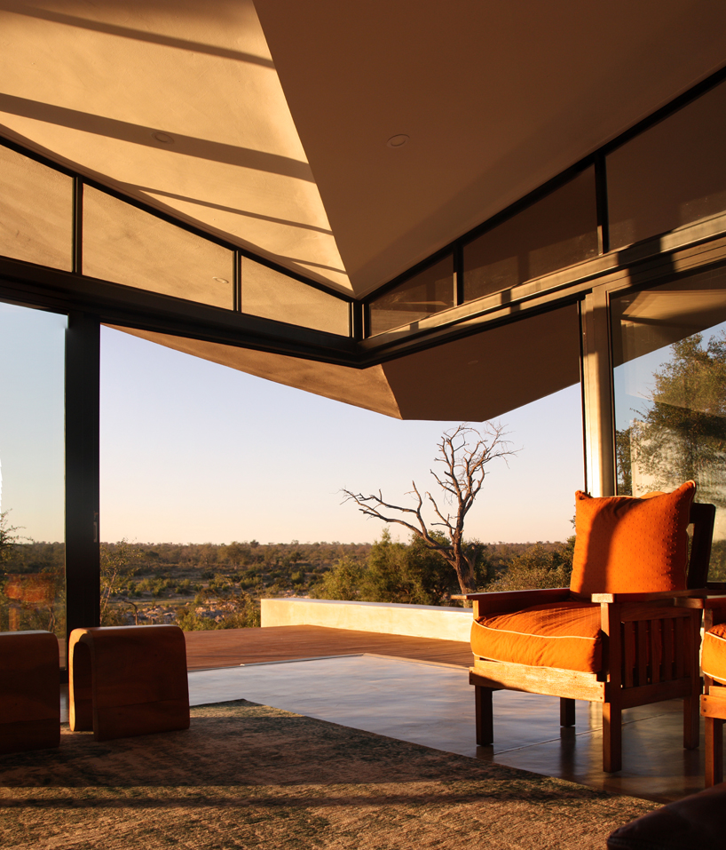 get up-close and personal with south african wildlife at the architects of justice-designed retreat
