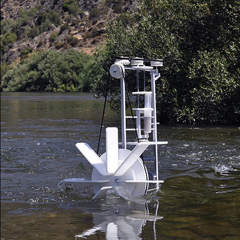 ojeam studio designs watermill-powered 3D ceramic printer
