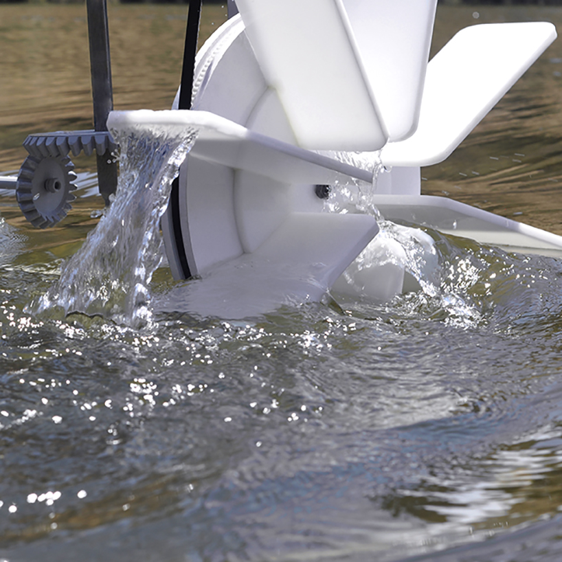ojeam studio designs watermill-powered 3D ceramic printer