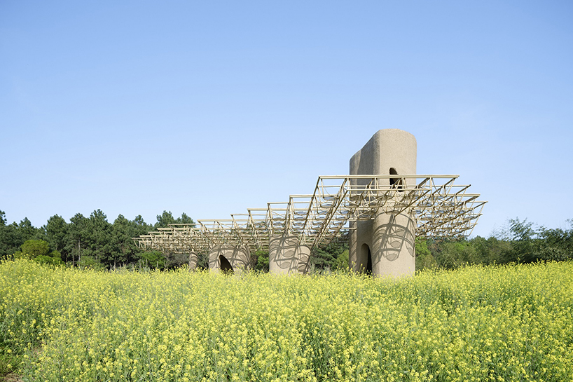 ancient wetland caves inform studio 10&rsquo;s concrete and bamboo pavilion along china&rsquo;s qu river - 6
