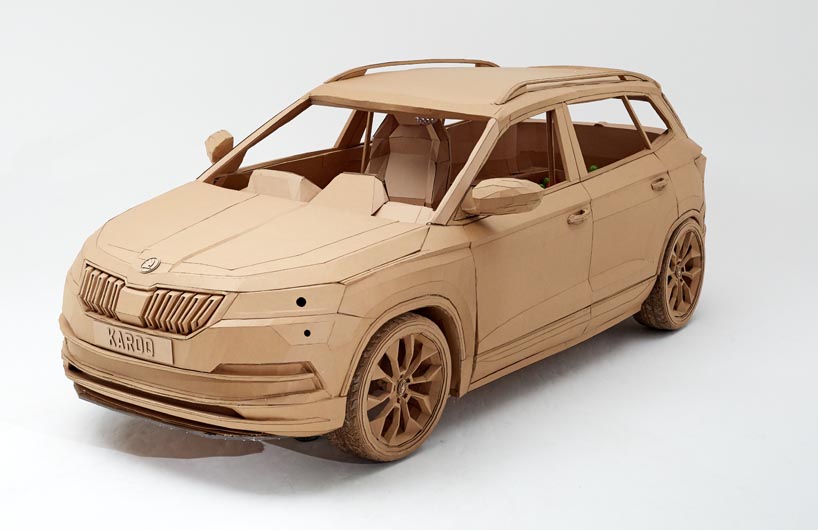 cardboard car toy