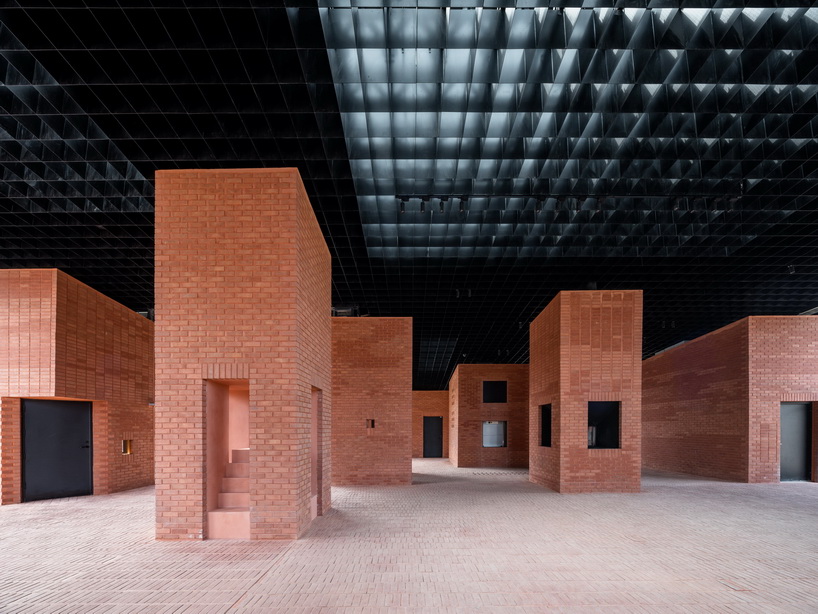 art center of aranya's brick pavilions offer views of the chengde 