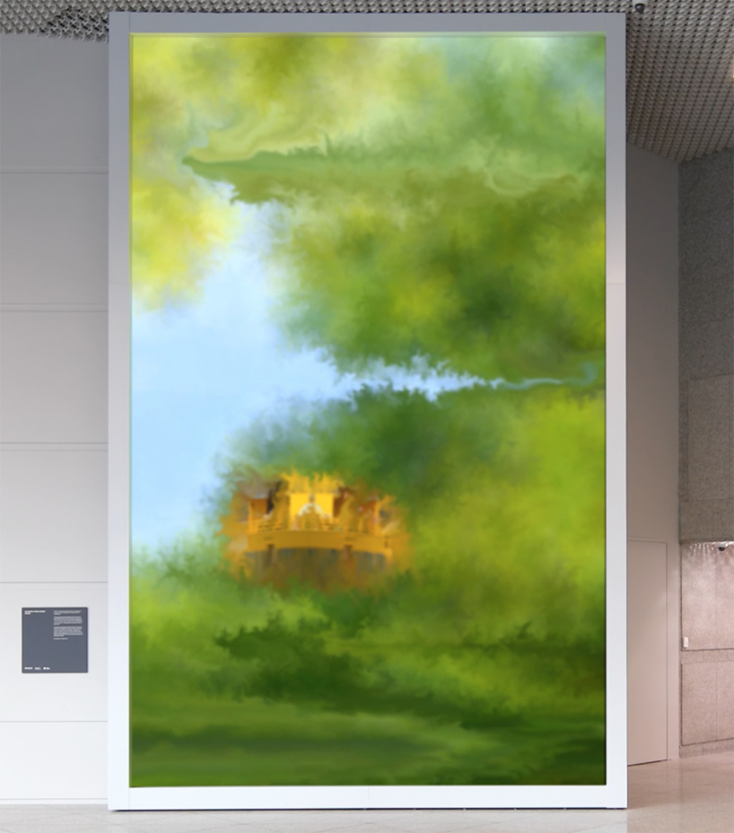 algorithmic installation transforms neighbourhood scenes into impressionist abstractions