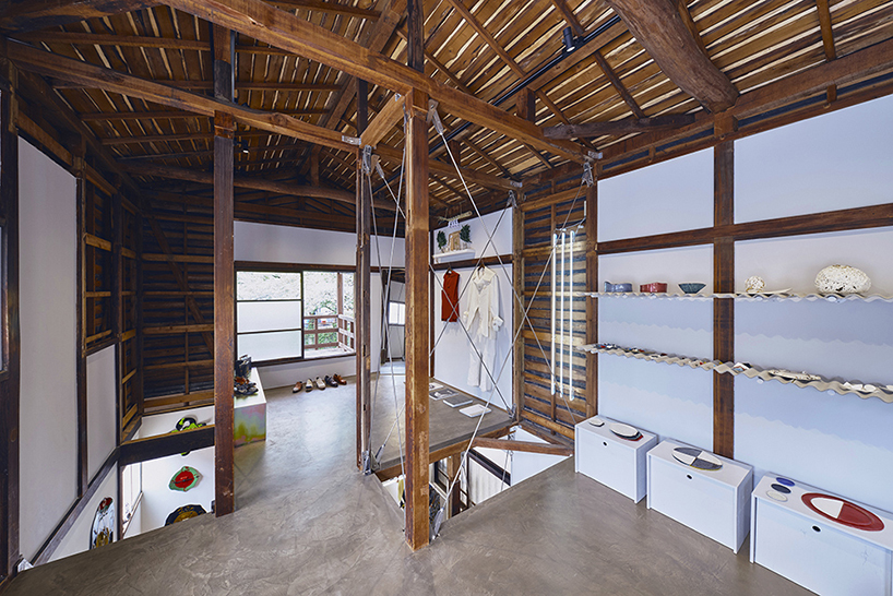 traditional wooden japanese dwelling is transformed into curated apparel store by kii inc