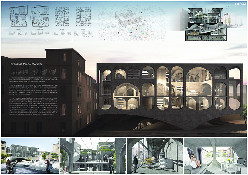 studio 101's housing proposal is an urban reform for marseille's historical center