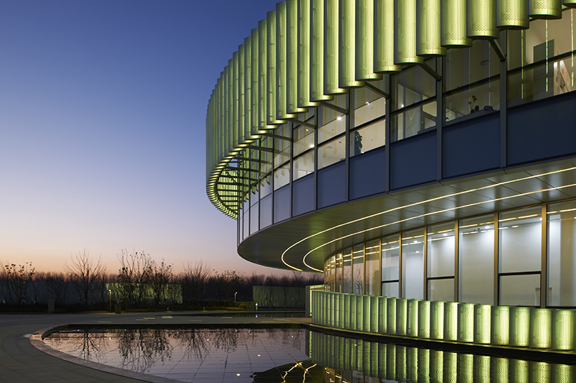 WSP architects designs DNA-inspired exhibition center for chinese pharmaceutical park