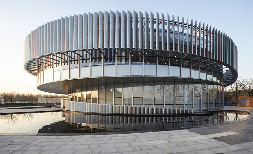 WSP architects designs DNA-inspired exhibition center for chinese pharmaceutical park