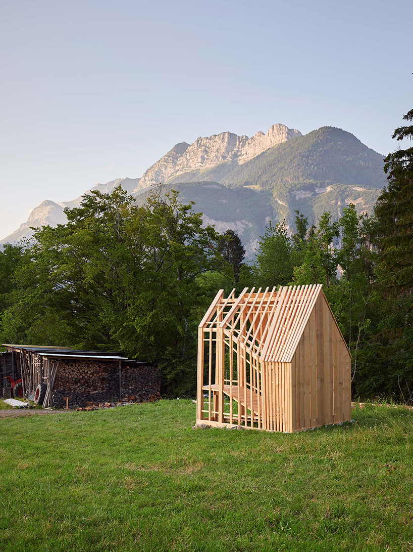 JCPCDR nestles 'the observatory' timber cabin in a french forest