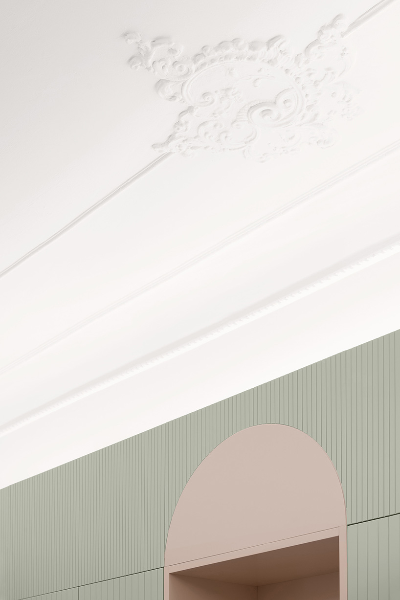 gosplan plans a bespoke vestibule at the core of this apartment in camogli designboom