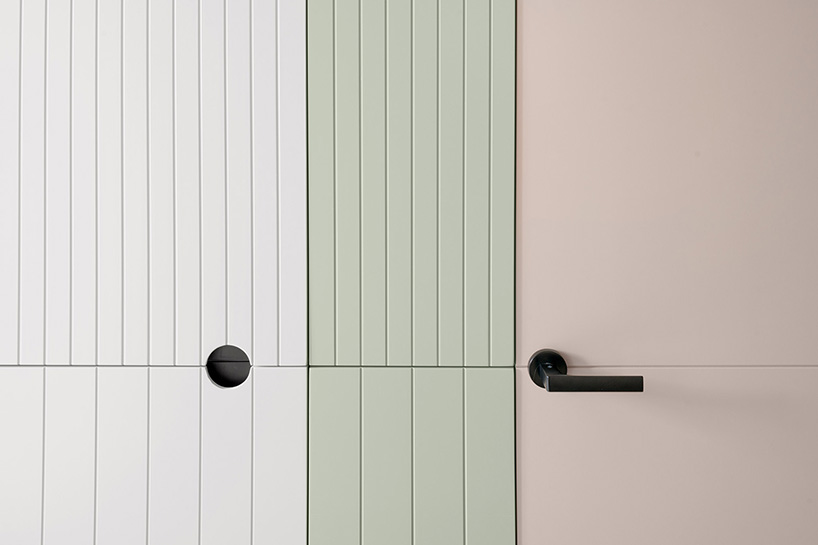 gosplan plans a bespoke vestibule at the core of this apartment in camogli designboom