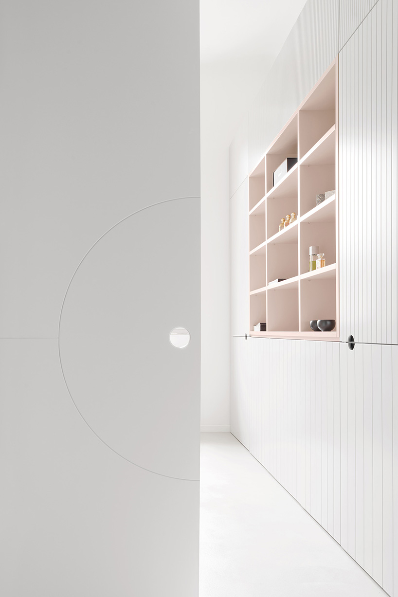 gosplan plans a bespoke vestibule at the core of this apartment in camogli designboom