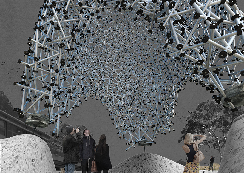 blight blight & blight's structure collects rainwater and uses it to create a cloud at random intervals