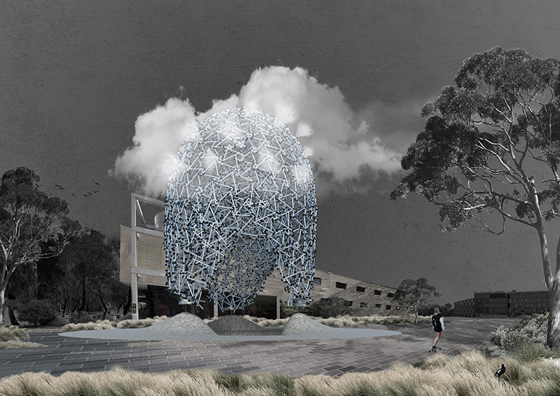 blight blight & blight's structure collects rainwater and uses it to create a cloud at random intervals