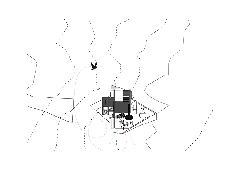 an ornithologist's dream: this home is entirely engineered around bird watching