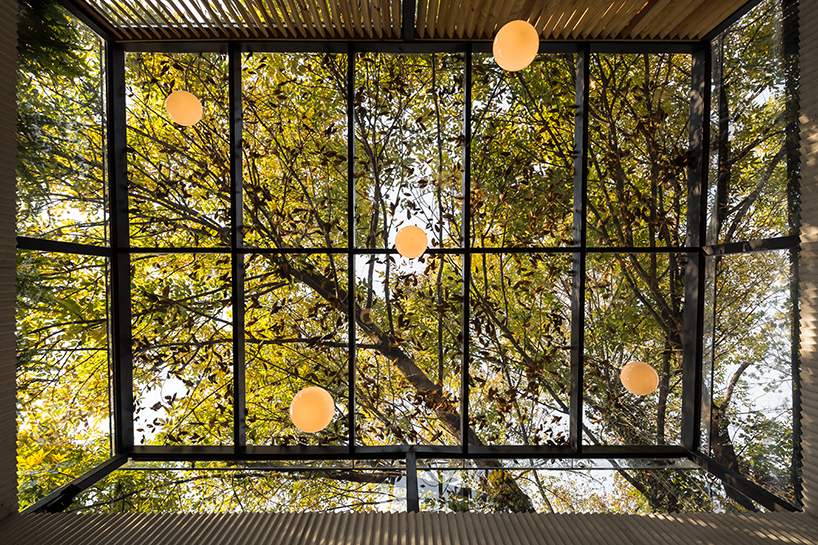 OPA's meroma restaurant is set in an 80's modernist building in mexico city