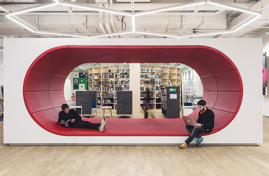 KIDZ designs a cultural center in russia using modular and multi-functional elements