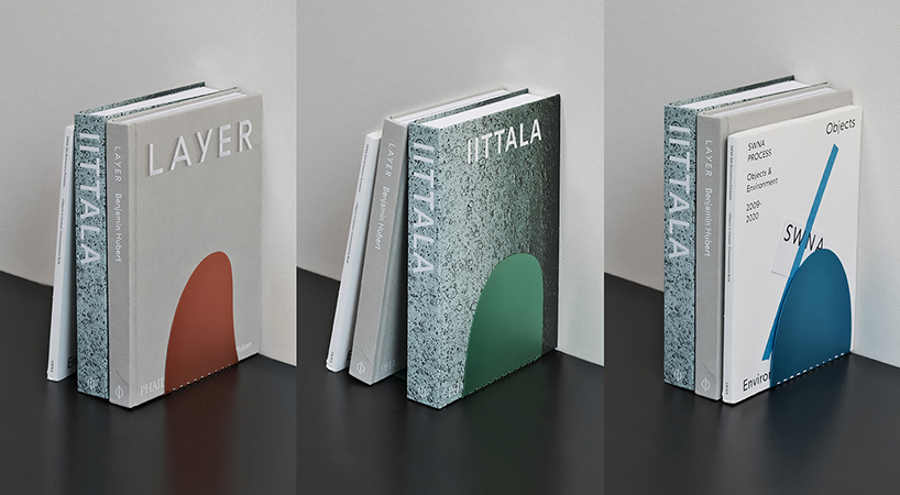 studio& nods to the japanese art of origami for the world’s thinnest bookend