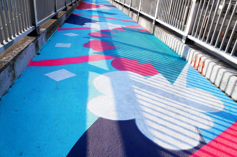 jillian r. wiedenmayer transforms an urban overpass into a vibrant art space
