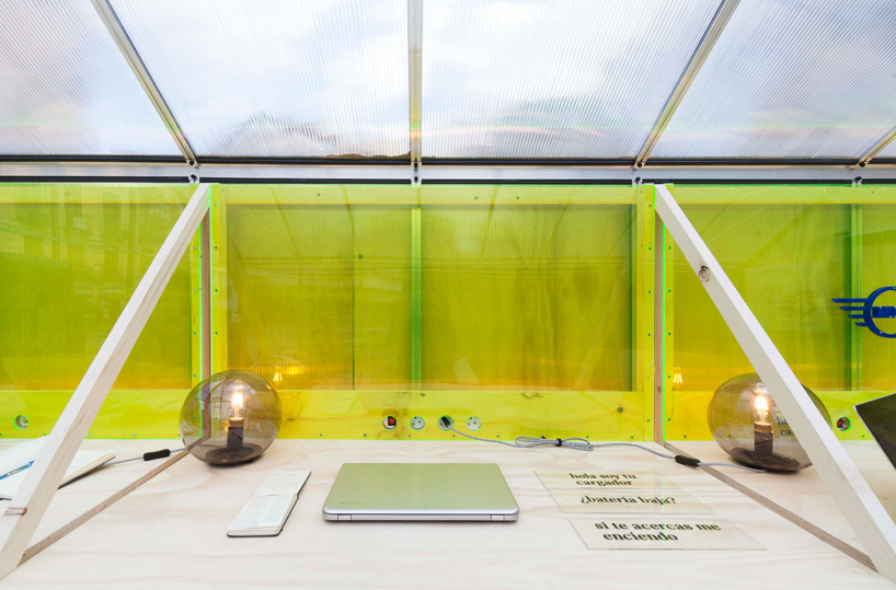 MINI hub installation in madrid rethinks the future of cities