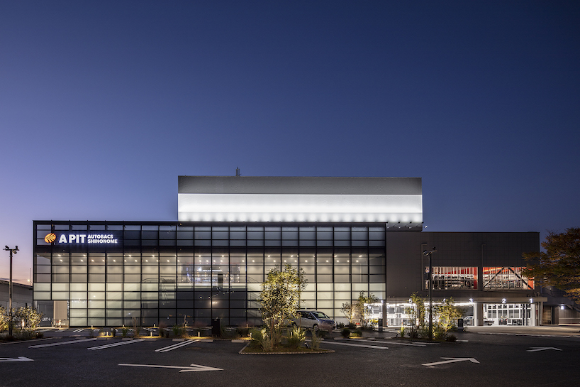 TONERICO:INC designs an automotive emporium for both man and machine in tokyo designboom