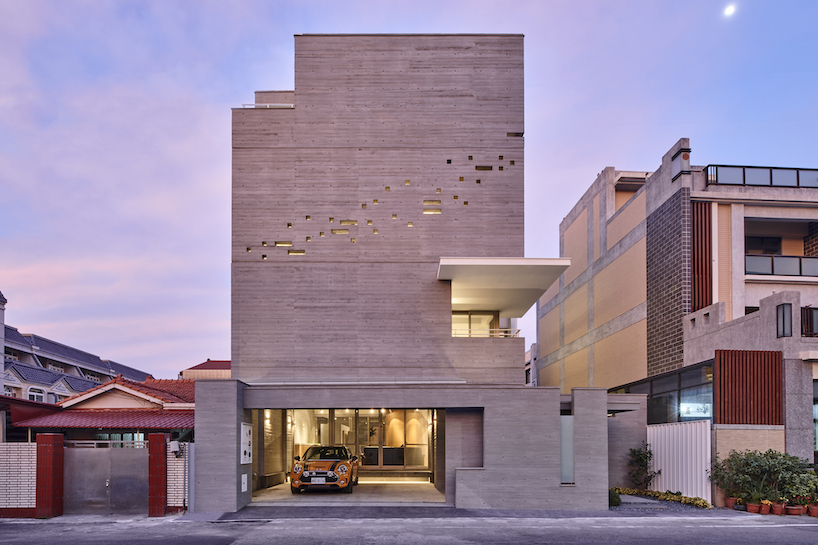 sheng han lin architects builds le petit prince house in taiwan